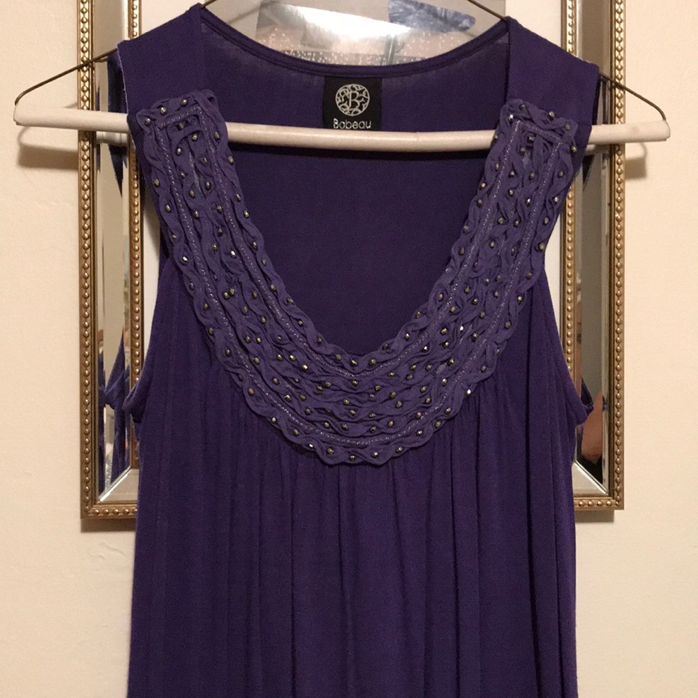 Sassy purple top